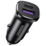 Автомобильное зарядное устройство UGREEN 30W USB-C Car Charger Black (EC305) (25845)