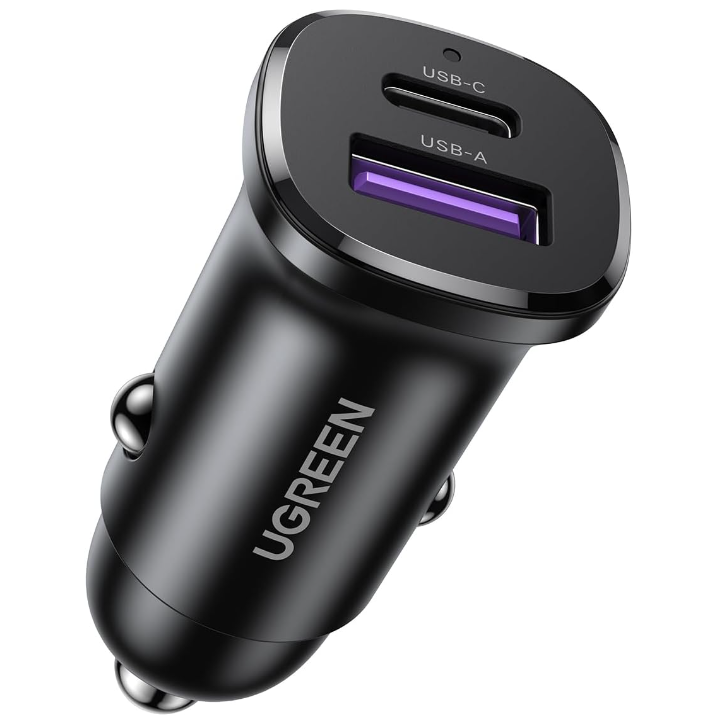 Автомобильное зарядное устройство UGREEN 30W USB-C Car Charger Black (EC305) - 25845