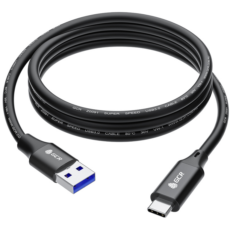 Кабель USB - USB Type-C, 1м, Greenconnect GCR-56020