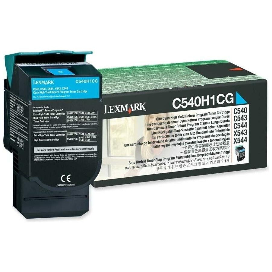 Картридж Lexmark C540H1CG Cyan