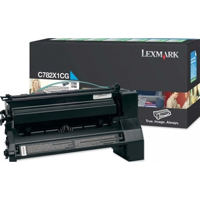 Картридж Lexmark C782X1CG Cyan