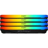 Оперативная память 64Gb DDR4 2666MHz Kingston Fury Beast Black RGB (KF426C16BB2AK4/64) (4x16Gb KIT)