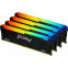 Оперативная память 64Gb DDR4 3200MHz Kingston Fury Beast Black RGB (KF432C16BB2AK4/64) (4x16Gb KIT)