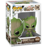 Фигурка Funko POP! Bobble Marvel We Are Groot Groot as Wolverine (79519)