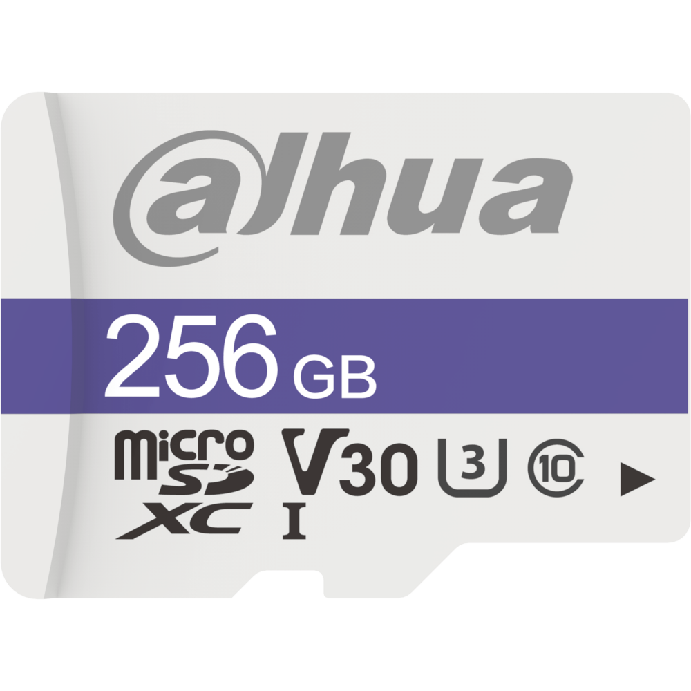 ..... Карта памяти 256Gb MicroSD Dahua С100 (DHI-TF-C100/256GB), Б/У, повреждена упаковка