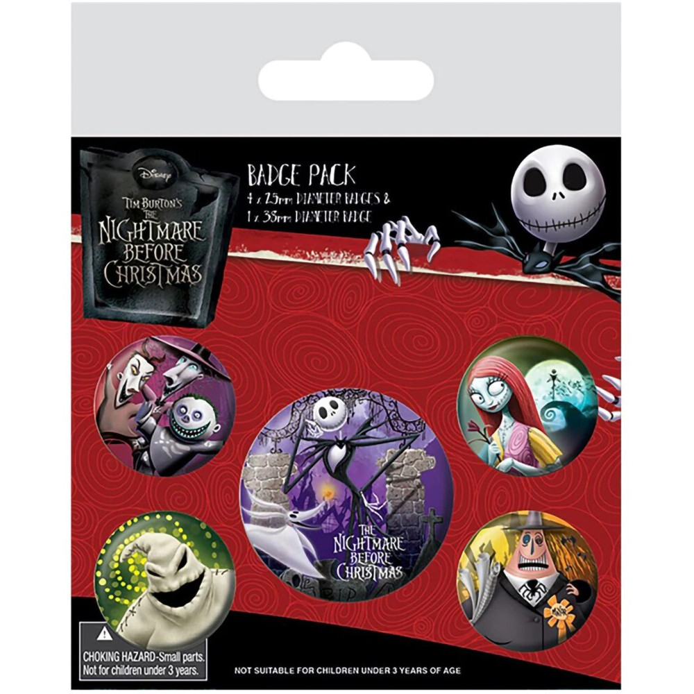 Набор значков Pyramid International Nightmare Before Christmas (BP80585)