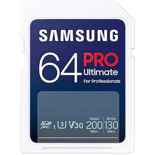 Карта памяти 64Gb SD Samsung PRO Ultimate (MB-SY64S/WW)