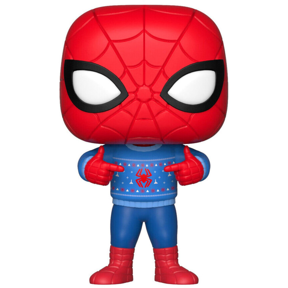 Фигурка Funko POP! Bobble Marvel Holiday Spider-Man with Ugly Sweater - 33983