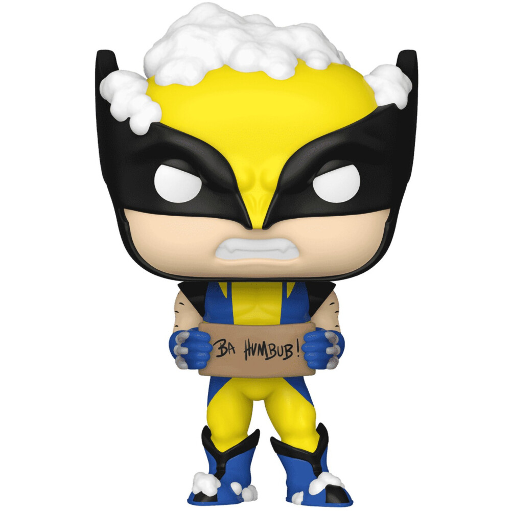 Фигурка Funko POP! Bobble Marvel Holiday Wolverine with Sign - 72191