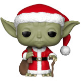 Фигурка Funko POP! Bobble Star Wars Holiday Santa Yoda (33885)