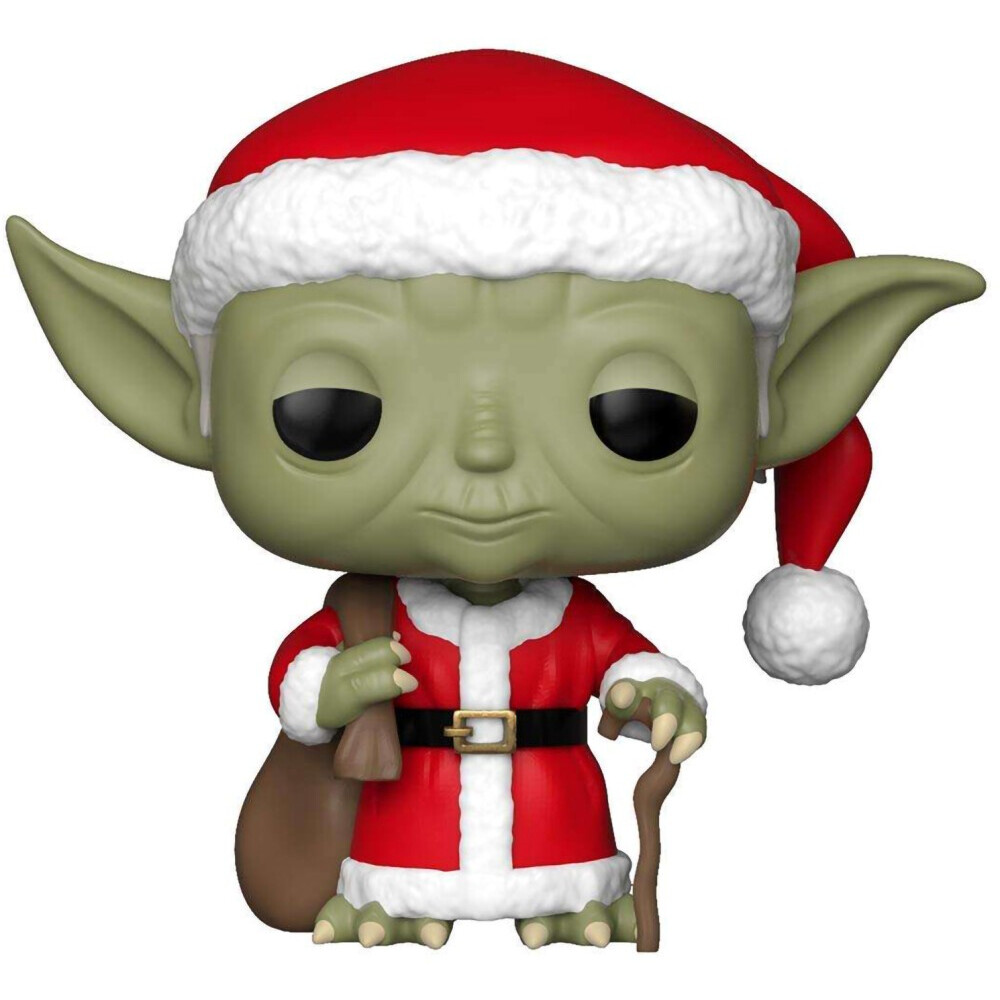 Фигурка Funko POP! Bobble Star Wars Holiday Santa Yoda - 33885