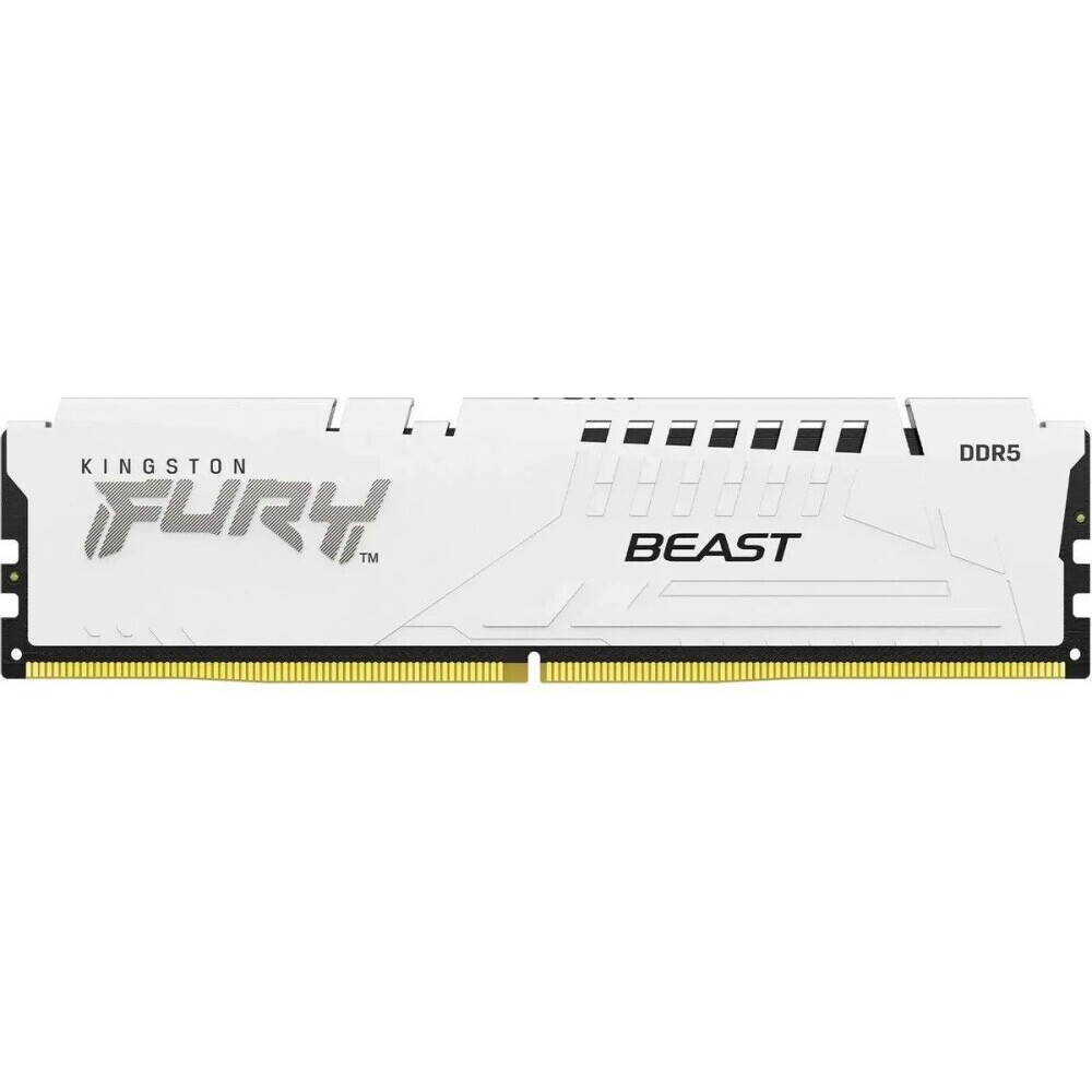 Оперативная память 16Gb DDR5 6000MHz Kingston Fury Beast White (KF560C30BW-16)