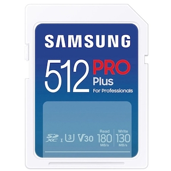 Карта памяти 512Gb SD Samsung PRO Plus (MB-SD512S/EU)