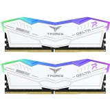 Оперативная память 32Gb DDR5 6000MHz Team T-Force Delta RGB White (FF4D532G6000HC38GDC01) (2x16Gb KIT)