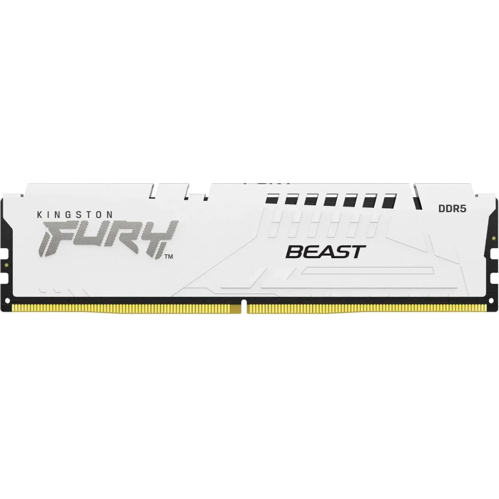 Оперативная память 16Gb DDR5 6000MHz Kingston Fury Beast White (KF560C30BWE-16)