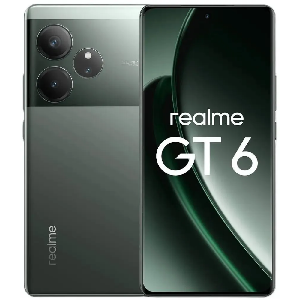 Смартфон Realme GT6 16/512Gb Razor Green - 631002001199