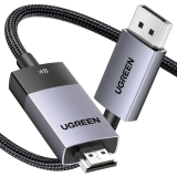 Кабель DisplayPort (M) - HDMI (M), 1м, UGREEN DP115 (80395)