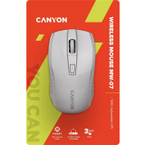 Мышь Canyon Wireless mouse MW-7 White (CNE-CMSW07W)