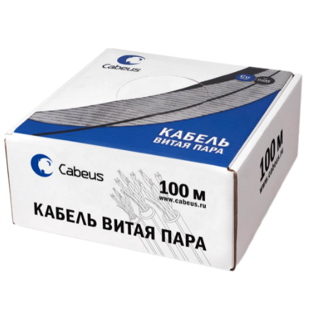 Бухта Cabeus UTP-4P-Cat.5e-SOLID-LSZH-100, 100м