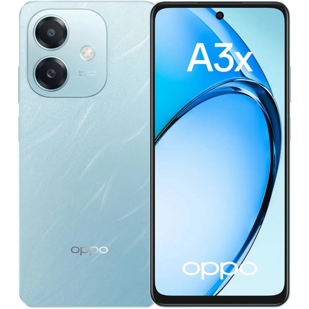 Смартфон OPPO A3x 4/128Gb Ocean Blue (CPH2641)