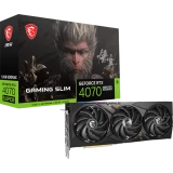 Видеокарта NVIDIA GeForce RTX 4070 Super MSI 12Gb (RTX 4070 SUPER 12G GAMING SLIM WUKONG EDITION)