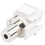 Вставка 3.5 Jack Hyperline KJ1-TRS-D3.5-WH