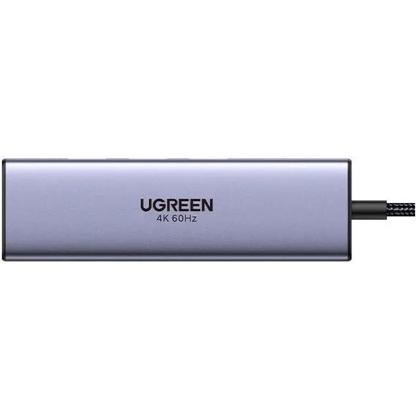 Док-станция UGREEN Port Hub 6-in-1 USB-C Grey (CM511) - 35999