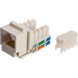 Вставка RJ-45 Lanmaster LAN-OK45U5E/90-WH