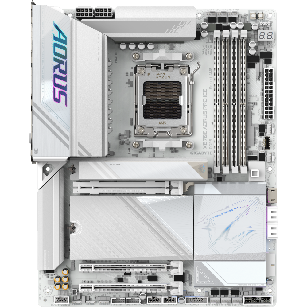 Материнская плата Gigabyte X870E AORUS PRO ICE