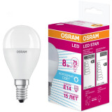 Светодиодная лампочка OSRAM LED Star Classic P 75 (8 Вт, E14) 4000К (4058075210837)