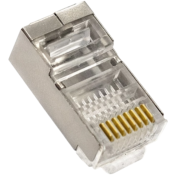 Коннектор RJ-45 ExeGate PL45-C5-8P8C-SH-100, 100 шт. - EX293764RUS