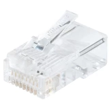 Коннектор RJ-45 Hyperline PLUG-8P8C-U-C5-100, 100 шт.