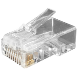 Коннектор RJ-45 Hyperline PLUG-8P8C-U-C6-100, 100 шт.