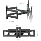 Кронштейн Kromax CORBEL-11 Grey Titan