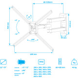 Кронштейн Kromax CORBEL-12 Grey Titan