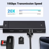 USB-концентратор UGREEN 4-in-1 USB-C Hub (CM806) (35583)