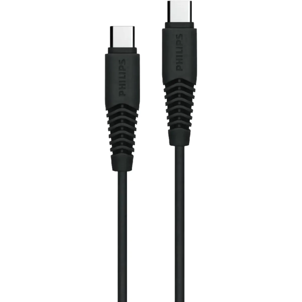 Кабель USB Type-C - USB Type-C, 1.2м, Philips DLC5531 Black