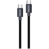 Кабель USB Type-C - USB Type-C, 1.2м, Philips DLC5533 Black