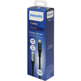 Кабель USB Type-C - USB Type-C, 1.2м, Philips DLC9100 Black