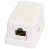 Розетка RJ-45 NETLAN EC-UWO-1-UD2-WT-10, 10 шт.