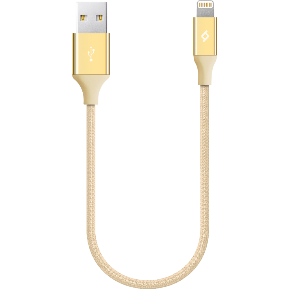 Кабель USB - Lightning, 0.3м, ttec 2DK28A Gold