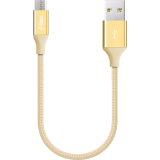 Кабель USB A (M) - microUSB B (M), 0.3м, ttec 2DK25A Gold