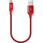 Кабель USB A (M) - microUSB B (M), 0.3м, ttec 2DK25K Red