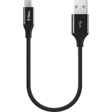 Кабель USB A (M) - microUSB B (M), 0.3м, ttec 2DK25S Black