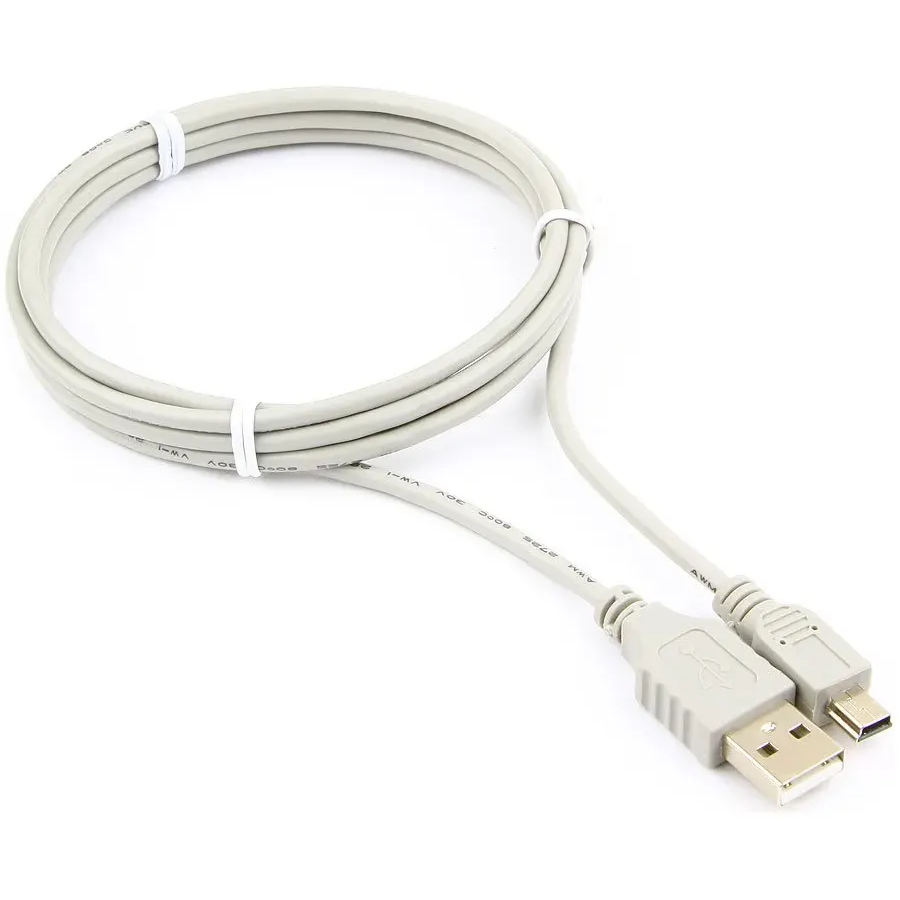 Кабель USB - miniUSB, 1.8м, Cablexpert CC-USB2-AM5P-6-N