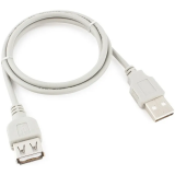 Кабель удлинительный USB A (M) - USB A (F), 0.75м, Cablexpert CC-USB2-AMAF-75CM-N