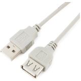 Кабель удлинительный USB A (M) - USB A (F), 0.75м, Cablexpert CC-USB2-AMAF-75CM-N