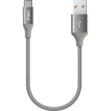 Кабель USB - USB Type-C, 0.3м, ttec 2DK26UG Space Gray