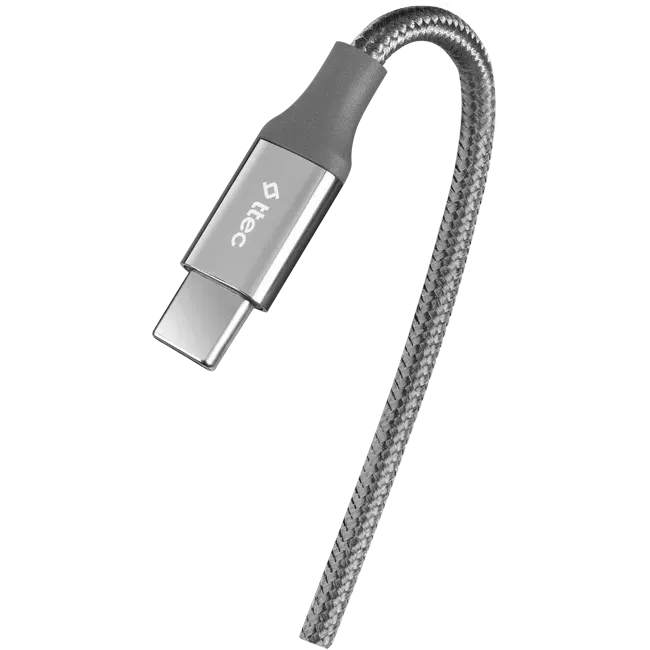 Кабель USB Type-C - USB Type-C, 0.3м, ttec 2DK50UG Space Grey