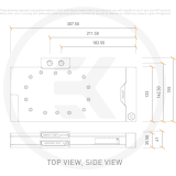 Водоблок для видеокарты EKWB EK-Quantum Vector2 Strix RTX 3080/90 ABP Set D-RGB - Nickel + Acetal (3831109891346)